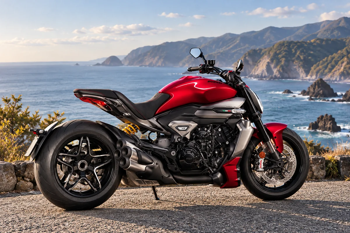 Ilustración original con IA · Ducati XDiavel V4